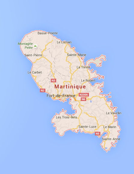 Rent a car to drive across Martinique
